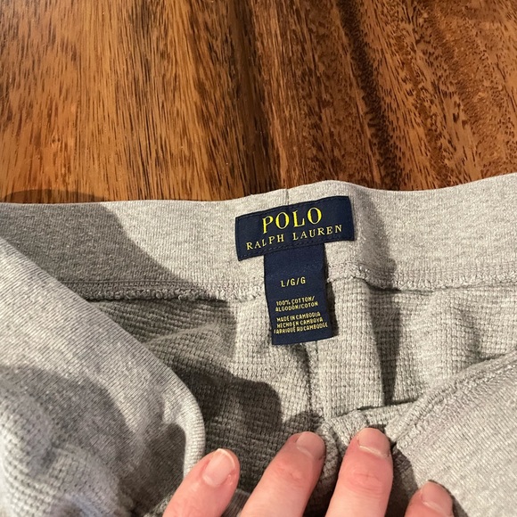 Grey polo sweatpants shorts - Picture 3 of 3